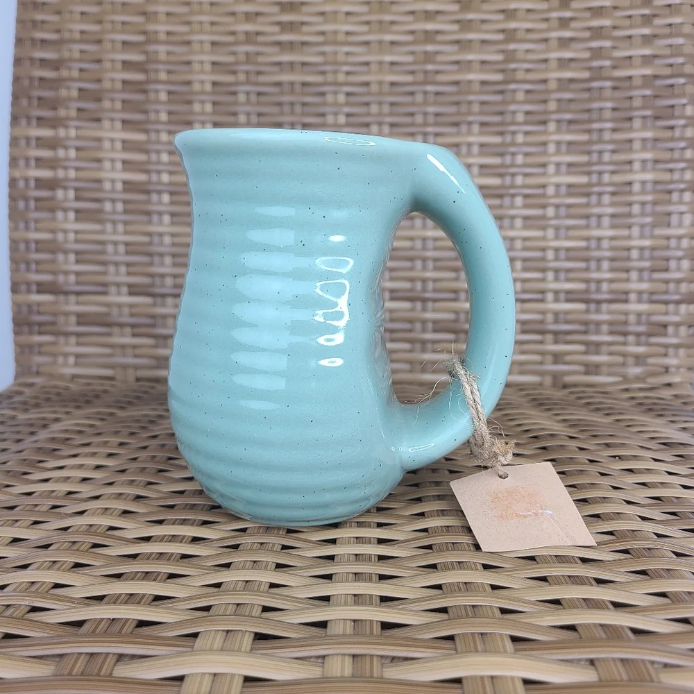 Mug Ceramic Coffee Tea Cup Light Blue New - Picture 2 of 7